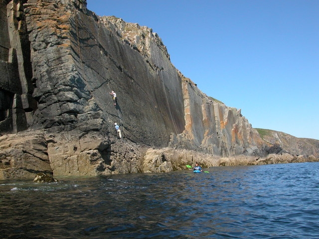 Rock climbing on the lake.jpg